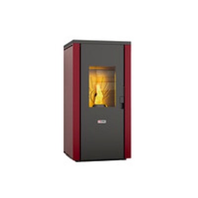 STUFA A PELLET VENTILATA 7 KW EVO77 5.0 GRIGIO o BORDEAUX