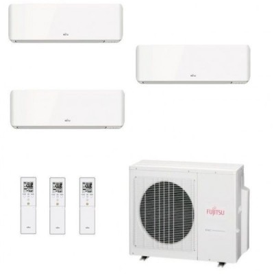 CLIMATIZZATORE FUJITSU TRIAL SPLIT SERIE KM 9000+9000+12000+AOYG18KBTA3 R-32 A+++ WI-FI