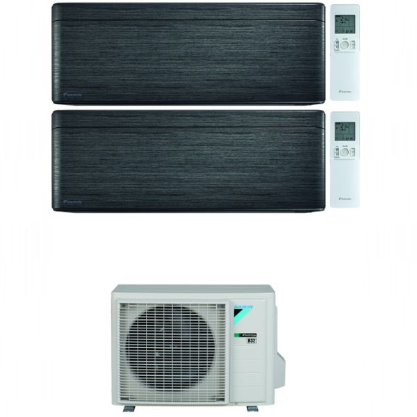 Climatizzatore Daikin Stylish Real Blackwood Dualsplit 9000+12000 2MXM40M/N